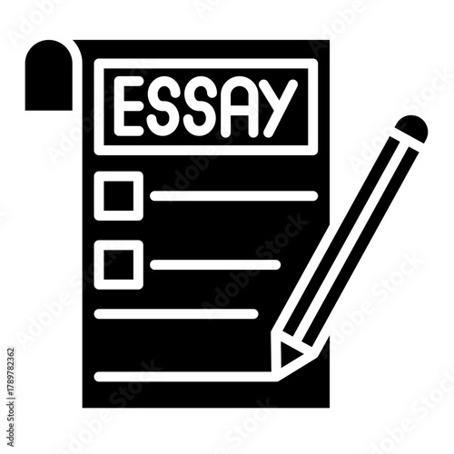 Essay Vector Icon