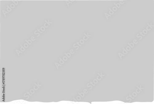 blank sheet of paper on white background