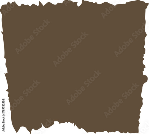 old paper with burnt edges