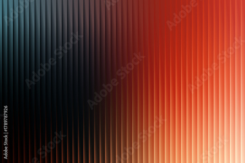 Abstract vertical lines background smooth gradient from dark blue to orange modern backdrop for presentations