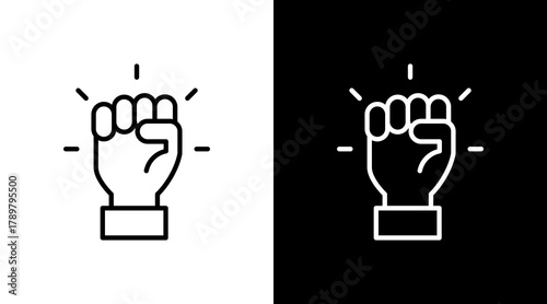 Grit White Icon Set Design