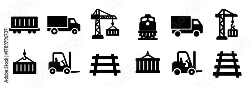 Industrial Transport Icons