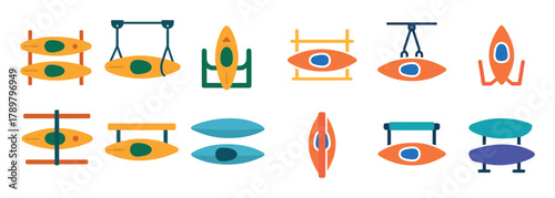Kayak Storage Icons