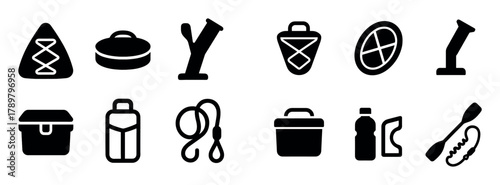 Kayak Accessory Icons