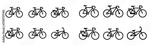 Bicycle Icon Collection