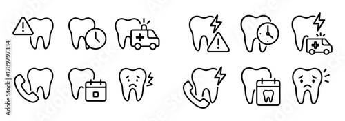 Toothache Alert Icons