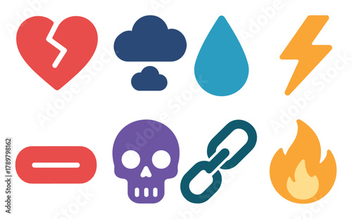 Negative Emotion Icons