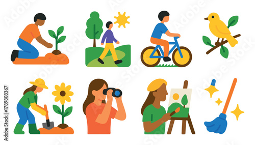Spring Activity Icons