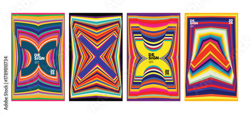 Cover and Poster Design Template for Magazine. Trendy Vector Typography and Colorful Illustration Collage for Cover and Page Layout Design 2026