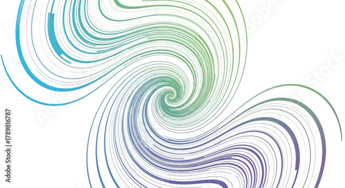 Abstract swirling lines create a mesmerizing visual effect with vibrant colors.