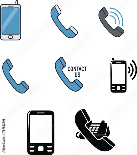 mobile phone icons