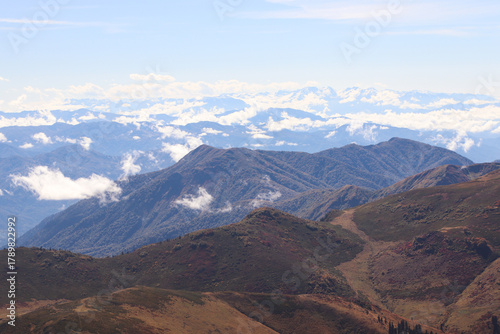 Gurian Mountains in the clouds, Gomismta, Georgia