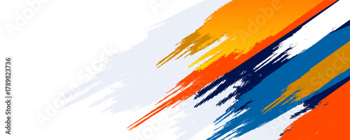 Colorful silhouette style design, grunge. Design concept to celebrate national sports day of badminton and basketball. Sports