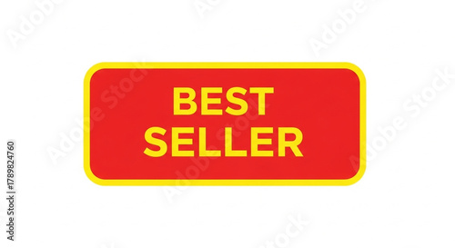 Best Seller Badge Label Icon Vector.