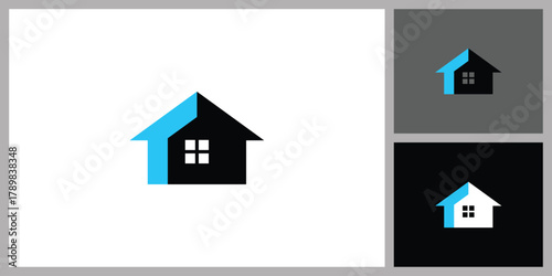 Simple House Icon for Real Estate