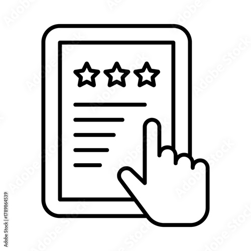 Tablet rating form