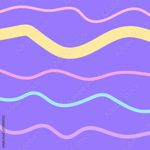 Free-flowing pastel lines bring vibrance and balance.