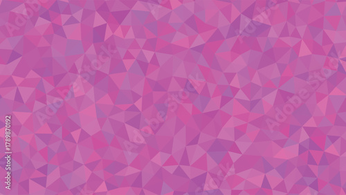 Abstract Geometric Polygonal Background Pattern in Shades of Pink and Purple vector illustration