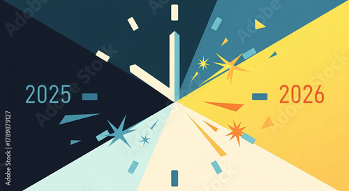 Abstract clock face background with deadline concepts, arrows, and timer symbol vector illustration design