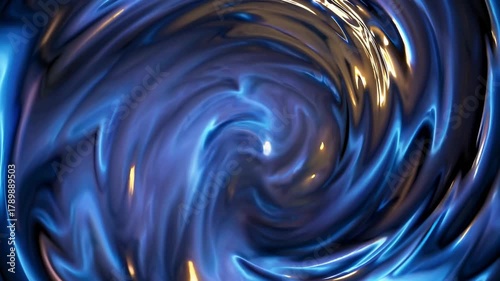 Stone arch with lush green vines and pink flowers against a bright blue sky viewed from below