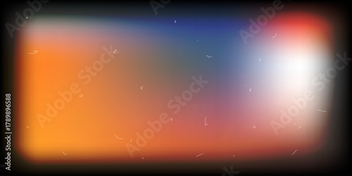 Gradient Film Light Photo Grain Filter Texture. Old Leak Effect Background