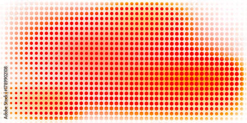 Abstract composition featuring warm orange and yellow tones filled with repeating geometric shapes, creating a lively and energetic pattern.eps 10