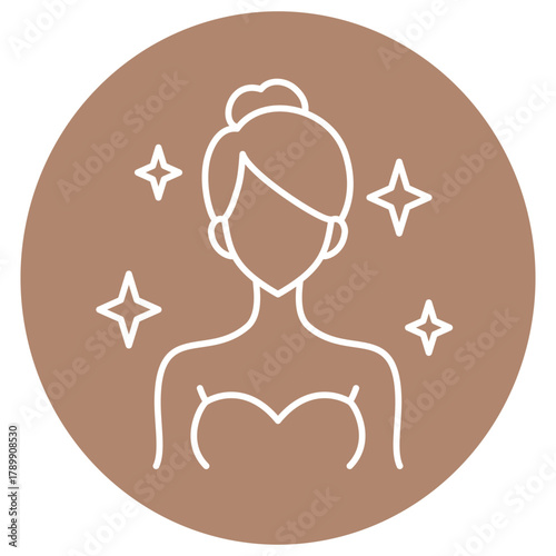 Actress Celebrity Illustration Line Outline Performance