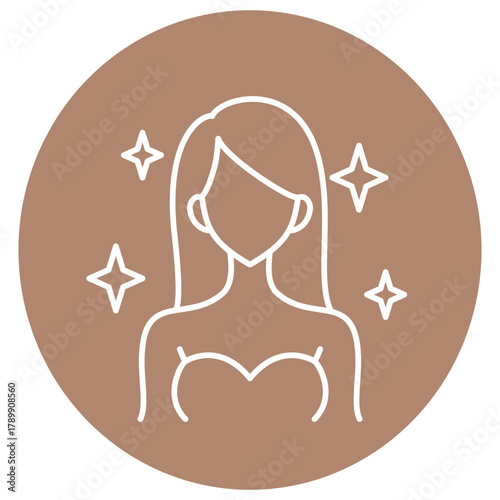 Actress Celebrity Illustration Line Outline Performance