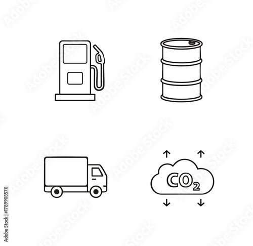 fuel and transport icon