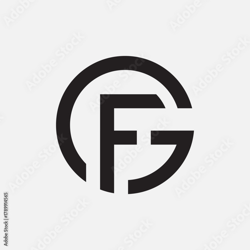 FG GF Round Monogram Logo