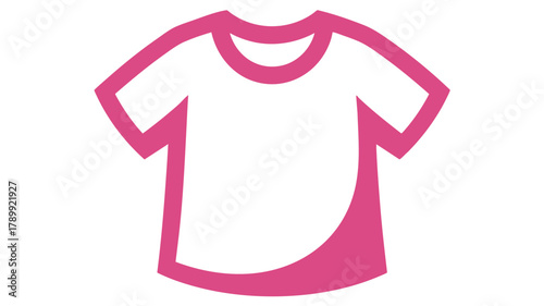 Pink t-shirt clothing wear icon