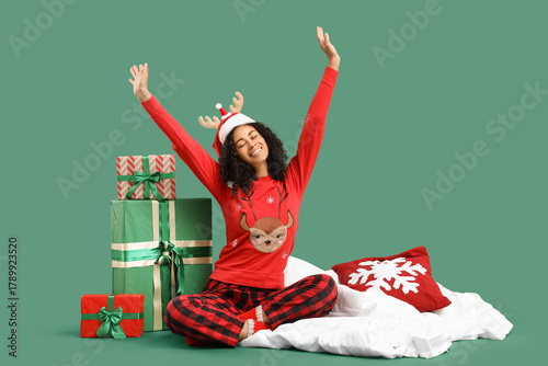 Sleepy young African-Americ...