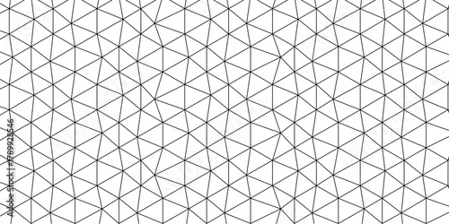 Abstract geometric wall tile and metal cube background triangle wallpaper. Seamless geometric pattern low polygon backdrop background. Gray diamond overlap polygonal background.	