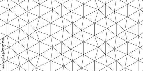 Abstract geometric wall tile and metal cube background triangle wallpaper. Seamless geometric pattern low polygon backdrop background. Gray diamond overlap polygonal background.	