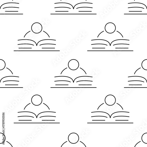 learn seamless pattern isolated on transparent background.