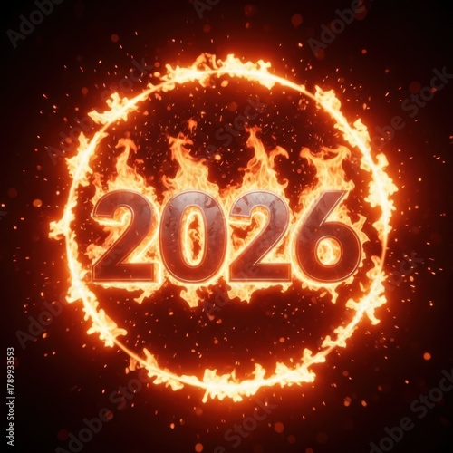 Happy New Year 2026 Template
