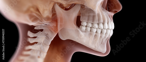 Jaw skull anatomy tmj pain calm profile of human skull jaw anatomy tmj joint detail