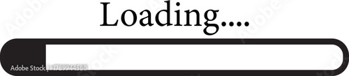 Loading Icon. loading bar, Download progress icon. Collection Loading status. Vector illustration. Uploading and downloading updating sign symbol.Collection loading status bar in different design.