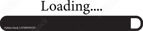Loading Icon. loading bar, Download progress icon. Collection Loading status. Vector illustration. Uploading and downloading updating sign symbol.Collection loading status bar in different design.