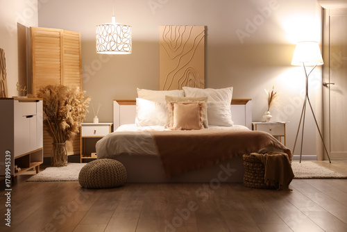 Interior of stylish room wi...