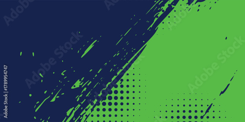 Green sports background design with abstract modern template. Vector illustration of sports players in various activities.