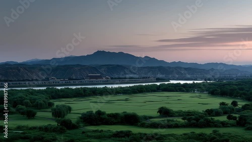 The Splendor of the Tang Dynasty: Chang'an Scenery Reflected in Rivers and Mountains
