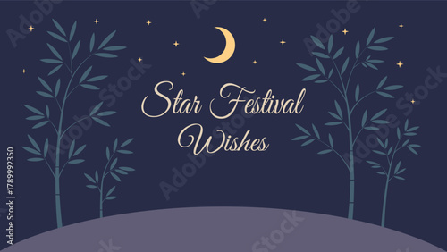 Star Festival Night with Wishing Bamboo Trees