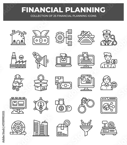 Financial Planning Icons: A Comprehensive Guide to Budgeting. Investing. and Financial Management