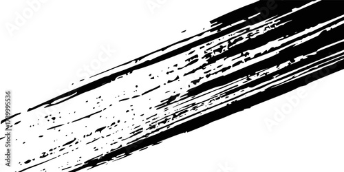 White background with grunge black tire tracks. modern