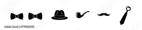 Men’s accessories icons

