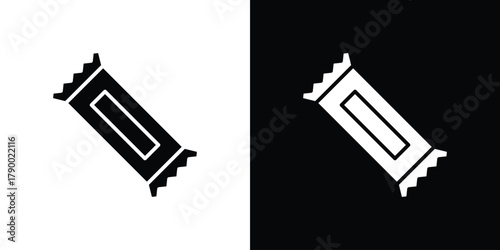 Candy-bar icon design concepts. Clipart design set