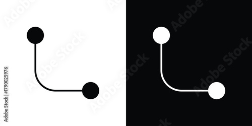 Diagram nested icon design concepts. Clipart design set