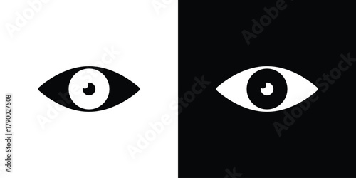 Eyes icon design concepts. Clipart design set