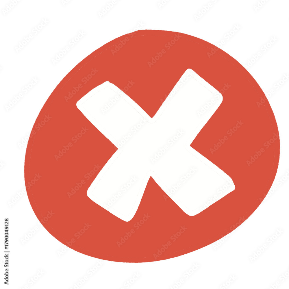 Fototapeta premium Red Cross Mark Clipart
